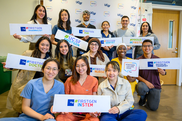 Recipients of the UCSF First Generation to College Scholarship for 2023